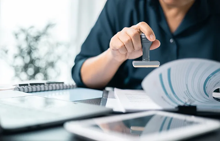 Document stamped to approve the loan | Atlantic Finance Partners Limited